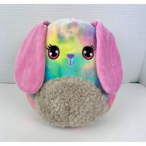 Squishmallow Mystery Squad Candy Easter Bunny Rainbow Tie-dye Plush Kelly Toy 8"